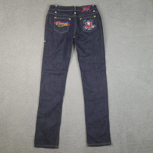 Googi Jeans Womens Size 3/4 Blue (29x32.5) Embroidered Detailed Denim - Picture 1 of 16